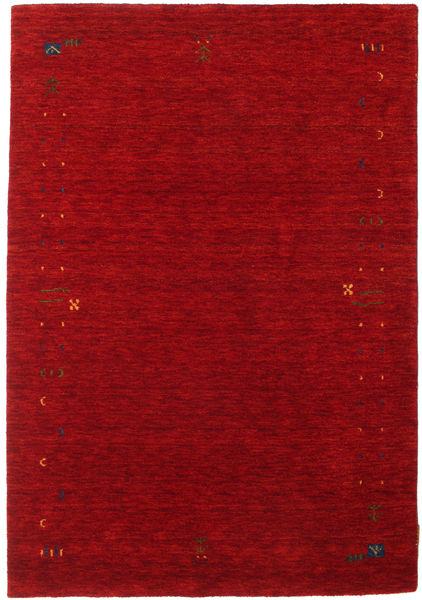  ギャッベ ルーム Frame - 赤 絨毯 140X200 モダン 深紅色の/赤 (ウール, インド)