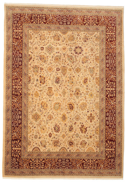 275X390 絨毯 オリエンタル ウサク 絨毯 ベージュ/茶 大きな (ウール, トルコ)