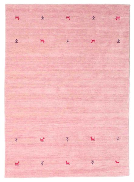  ギャッベ ルーム Two Lines - ピンク 絨毯 160X230 モダン 紫/錆色 (ウール, インド)