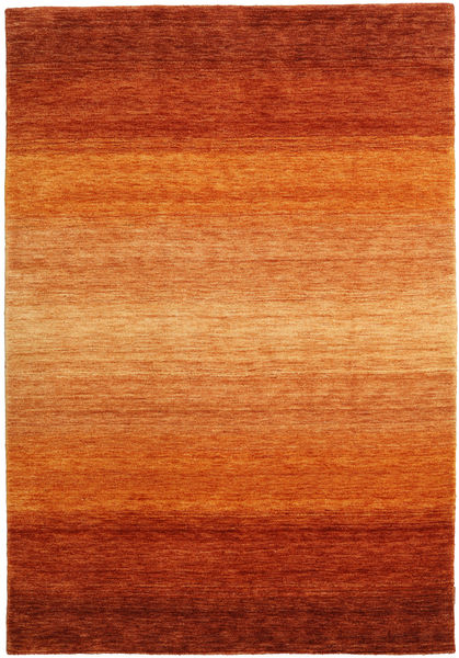  ギャッベ Rainbow - 錆色 絨毯 160X230 モダン オレンジ/錆色 (ウール, インド)
