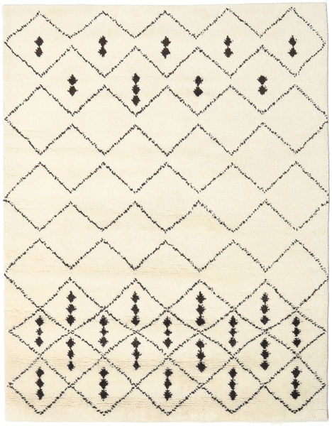  Berber インド - Off-白/黒 絨毯 190X240 モダン 手織り 黄色/ベージュ (ウール, インド)