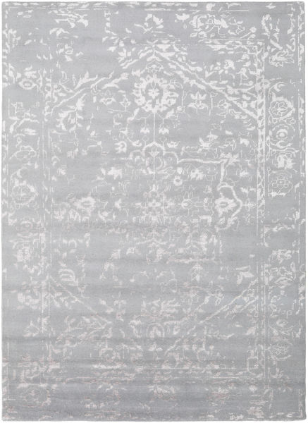  Orient Express - グレー 絨毯 240X340 モダン 手織り 薄い灰色/薄紫色 (ウール/バンブーシルク, インド)