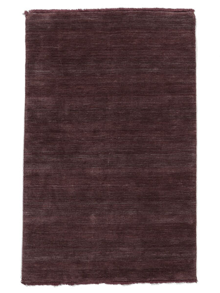  ウール 絨毯 160X230 Handloom Fringes 濃い紫 絨毯 