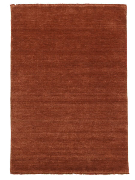  ハンドルーム Fringes - ディープラスト 絨毯 140X200 モダン 深紅色の/黒 (ウール, インド)
