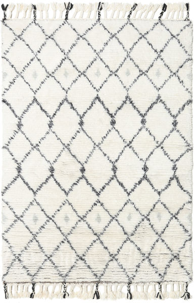  Sauda - ナチュラル グレー 絨毯 120X180 モダン 手織り ベージュ/ホワイト/クリーム色 (ウール, インド)
