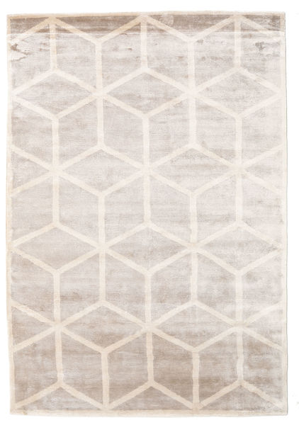  Facets 絨毯 170X240 モダン 手織り 薄い灰色/ホワイト/クリーム色 ( インド)
