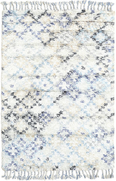 絨毯 手織り Greta 絨毯 - クリームホワイト/青 120X180 クリームホワイト/青 (ウール, インド)