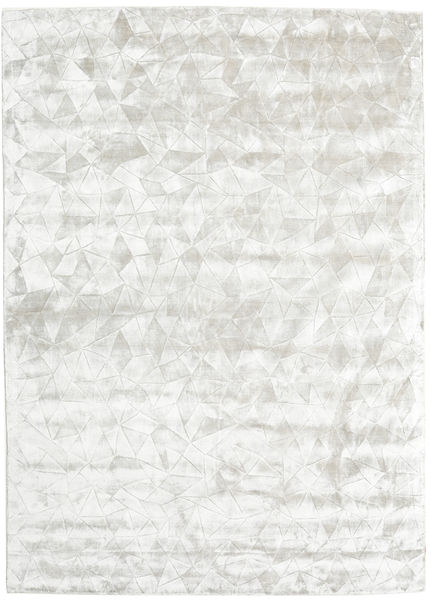  Crystal - 銀白 絨毯 210X290 モダン 薄い灰色/ベージュ ( インド)