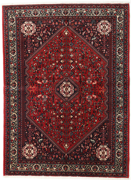 152X208 絨毯 アバデ 絨毯 オリエンタル 手織り 深紅色の/赤 (ウール, ペルシャ/イラン)
