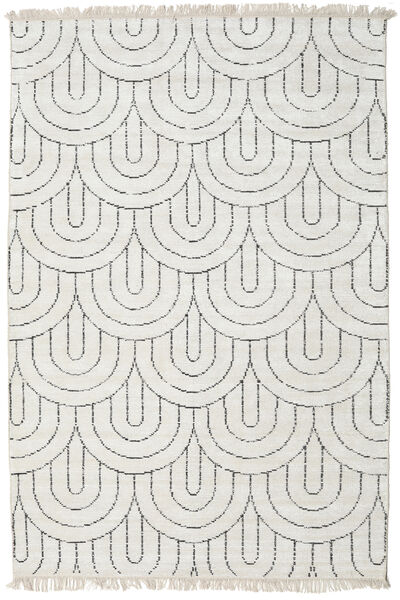 絨毯 手織り Vanya 絨毯 - クリームホワイト/チャコールグレー 140X200 クリームホワイト/チャコールグレー ( インド)