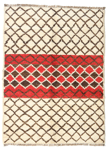  Moroccan Berber - Afganistan 絨毯 97X130 モダン 手織り ベージュ/茶 (ウール, アフガニスタン)
