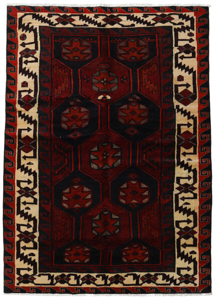  ロリ 絨毯 157X223 オリエンタル 手織り 深紅色の/ベージュ (ウール, )