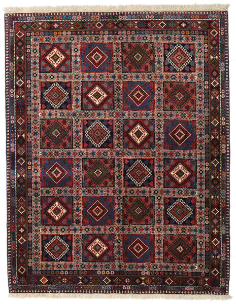 150X190 絨毯 ヤラメー 絨毯 オリエンタル 手織り 深紅色の/赤 (ウール, ペルシャ/イラン)