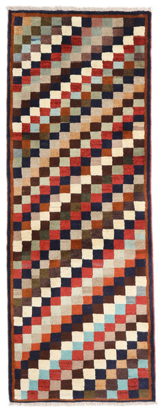  カシュガイ 絨毯 74X195 オリエンタル 手織り 廊下 カーペット 濃い紫/赤 (ウール, ペルシャ/イラン)