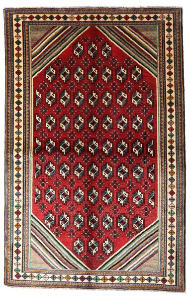 絨毯 カシュガイ 絨毯 146X228 茶/赤 (ウール, ペルシャ/イラン)