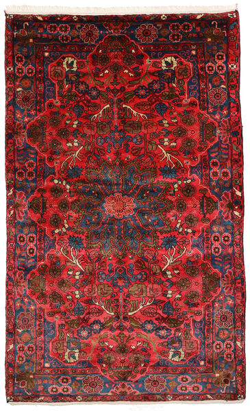  ナハバンド オールド 絨毯 158X250 オリエンタル 手織り 深紅色の/黒 (ウール, ペルシャ/イラン)