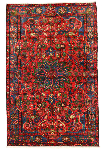  ナハバンド オールド 絨毯 159X250 オリエンタル 手織り 深紅色の/濃い茶色 (ウール, ペルシャ/イラン)