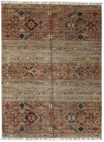  Shabargan 絨毯 154X208 オリエンタル 手織り 濃い茶色/黒 (ウール, アフガニスタン)