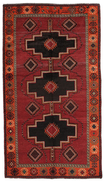 絨毯 オリエンタル ロリ 絨毯 162X283 深紅色の/黒 (ウール, ペルシャ/イラン)