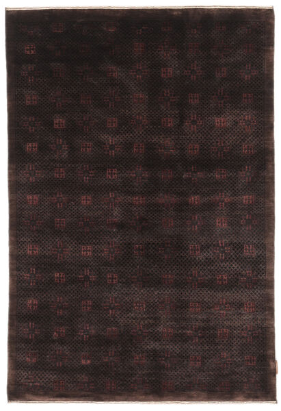 手織り ギャッベ Loribaft 絨毯 121X180 ウール 絨毯 黒 小 絨毯 