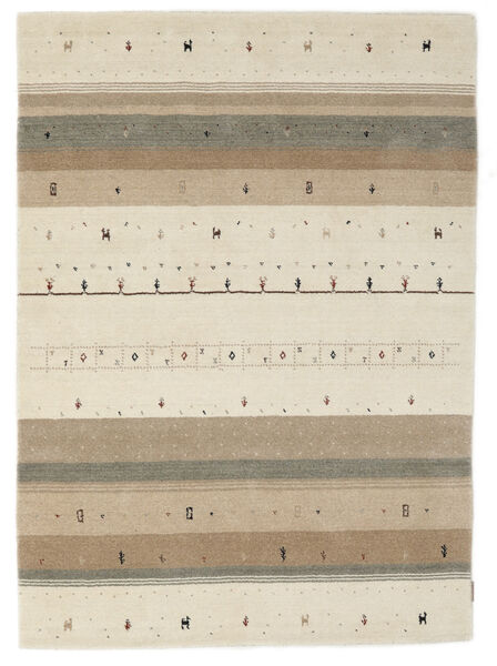  ギャッベ インド 絨毯 144X200 モダン 手織り ライトグリーン/オリーブ色 (ウール, インド)