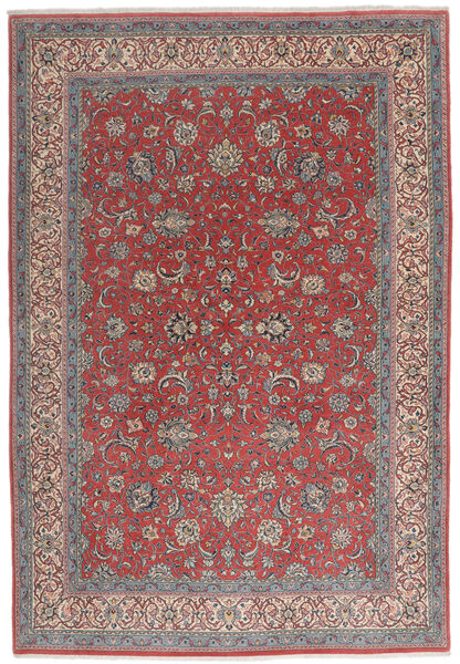 220X320 絨毯 サルーク 絨毯 オリエンタル 深紅色の/黒 (ウール, ペルシャ/イラン)