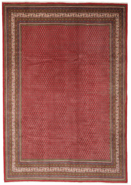 258X355 絨毯 オリエンタル サルーク Mir 深紅色の/茶 大きな (ウール, ペルシャ/イラン)