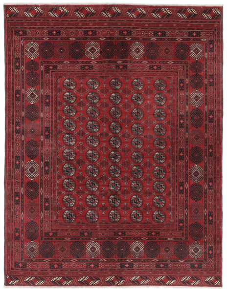  Classic アフガン Fine 絨毯 147X188 オリエンタル 手織り 深紅色の/黒 (ウール, )