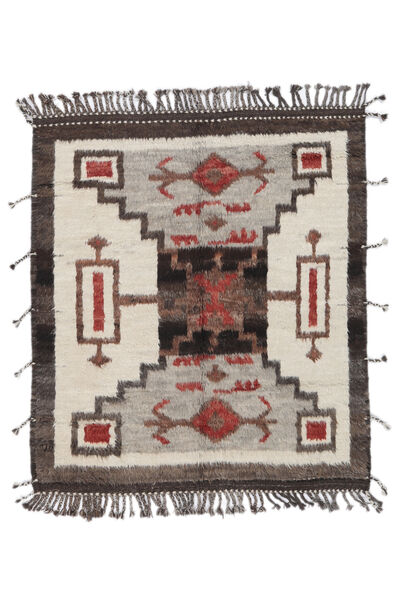  Moroccan Berber - Afghanistan 絨毯 180X208 モダン 手織り 黒/濃いグレー (ウール, アフガニスタン)