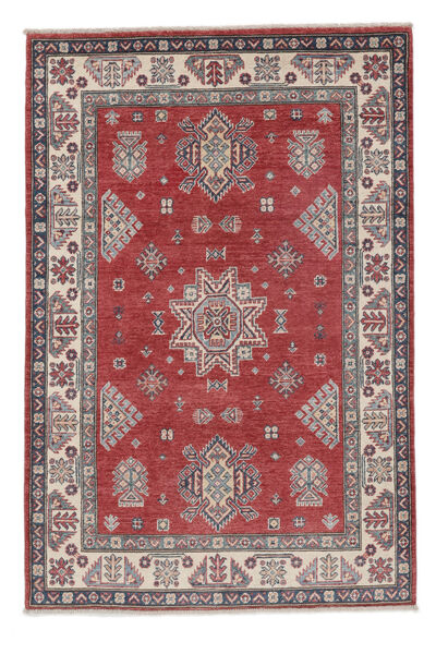 絨毯 オリエンタル カザック Fine 絨毯 120X180 深紅色の/茶 (ウール, アフガニスタン)