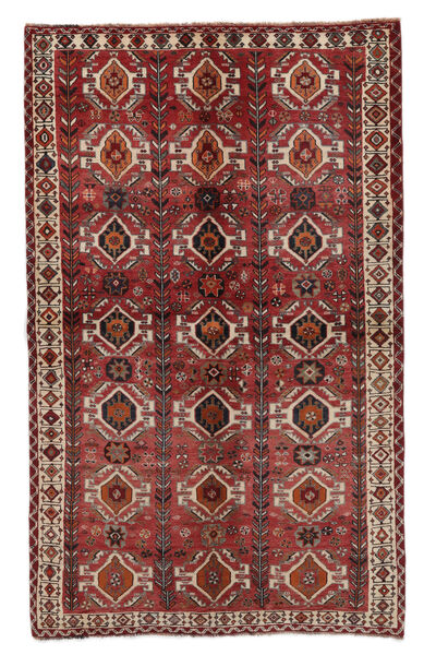 153X246 絨毯 オリエンタル カシュガイ 絨毯 深紅色の/黒 (ウール, ペルシャ/イラン)
