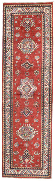 84X282 絨毯 オリエンタル カザック Fine 絨毯 廊下 カーペット 深紅色の/茶 (ウール, アフガニスタン)
