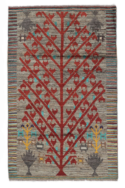  Moroccan Berber - Afghanistan 絨毯 116X183 モダン 手織り 濃い茶色/濃いグレー (ウール, アフガニスタン)