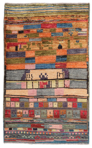  Moroccan Berber - Afghanistan 絨毯 90X145 モダン 手織り 濃い茶色/黒 (ウール, アフガニスタン)