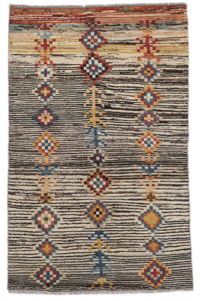  Moroccan Berber - Afghanistan 絨毯 85X136 モダン 手織り 濃い茶色/黒 (ウール, アフガニスタン)