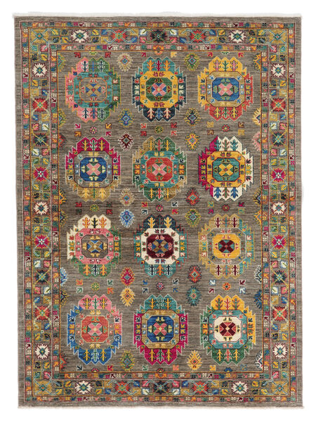  Shabargan 絨毯 156X213 オリエンタル 手織り 濃い茶色/黒 (ウール, アフガニスタン)