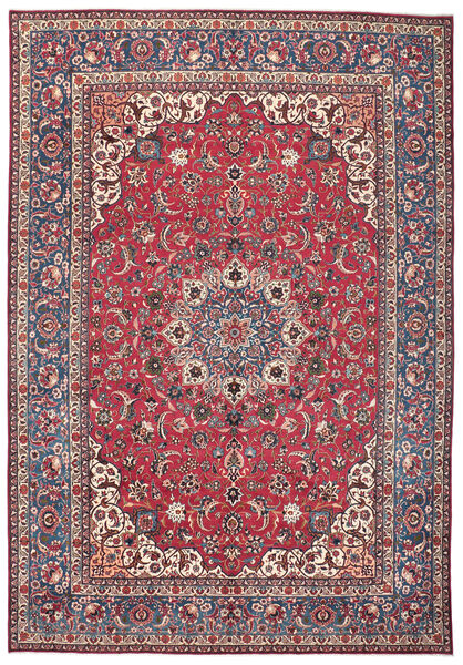 315X435 絨毯 ナジャファバード 絨毯 オリエンタル 手織り 深紅色の/黒 大きな (ウール, ペルシャ/イラン)