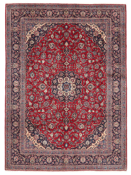 絨毯 オリエンタル カシャン Fine 絨毯 334X462 深紅色の/黒 大きな (ウール, ペルシャ/イラン)