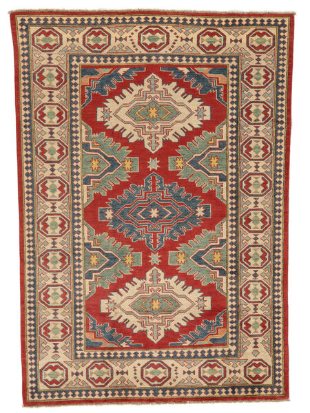172X253 絨毯 オリエンタル カザック Fine 絨毯 深紅色の/グリーン (ウール, アフガニスタン)