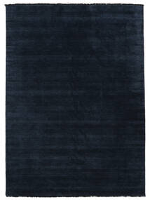  ハンドルーム Fringes - 紺色の 絨毯 250X350 モダン 紺色の 大きな (ウール, インド)