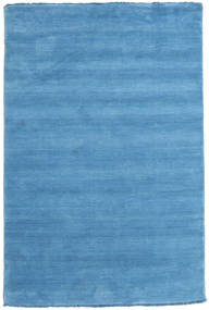  ハンドルーム Fringes - 水色 絨毯 120X180 モダン 水色/青 (ウール, インド)
