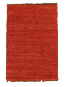  ハンドルーム Fringes - 錆色/赤 絨毯 120X180 モダン 深紅色の (ウール, インド)