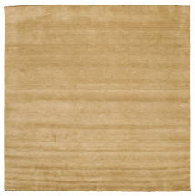  ハンドルーム Fringes - ベージュ 絨毯 300X300 モダン 正方形 暗めのベージュ色の/ベージュ 大きな (ウール, インド)