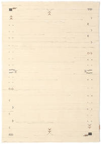  ギャッベ ルーム Frame - オフホワイト 絨毯 140X200 モダン ベージュ/暗めのベージュ色の (ウール, インド)