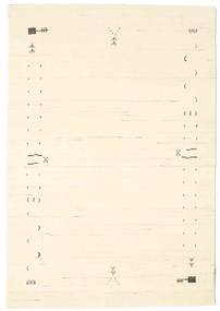  ギャッベ ルーム Frame - Off 白 絨毯 120X180 モダン ベージュ/ホワイト/クリーム色 (ウール, インド)