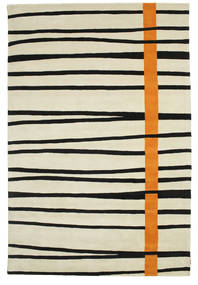  Gummi Twist Handtufted - オレンジ 絨毯 200X300 モダン 暗めのベージュ色の/黒 (ウール, インド)
