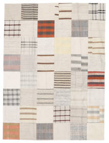  キリム パッチワーク 絨毯 170X230 モダン 手織り 暗めのベージュ色の/薄茶色 (ウール, トルコ)