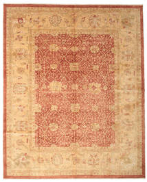  ウサク 絨毯 320X396 オリエンタル 手織り ベージュ/オレンジ 大きな (ウール, )