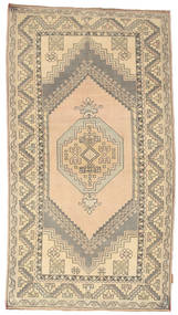  カラード ヴィンテージ 絨毯 120X216 モダン 手織り 黄色/薄い灰色 (ウール, トルコ)