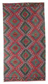  キリム ヴィンテージ トルコ 絨毯 170X320 オリエンタル 手織り 廊下 カーペット 赤/グレー (ウール, )